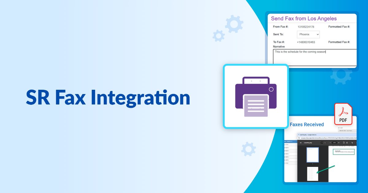 SR Fax Integration by WorkMovr l Caspio Marketplace